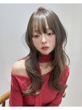 ロンドリメゾン 原宿(Lond re Maison.) チャコール/オリーブグレー/レイヤーカット小顔顔周り韓国原宿