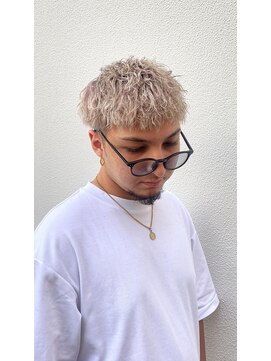 ミルクティーベージュ×マッシュ