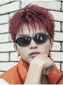 メンズカット無造作黒髪スパイキーショート刈り上げビジネス流行