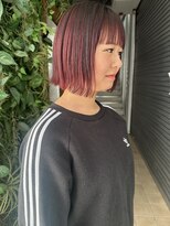 ロックス バイ マグ 松本(rocks BY MAG)&nbsp;20代◎アンブレラカラー×タッセルボブでダブルカラー