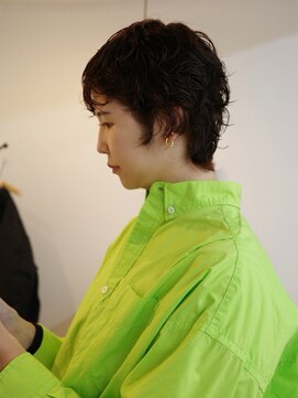 ヒミ(HIMI) ショートパーママレットプライベートサロンマンツーマン30代40代