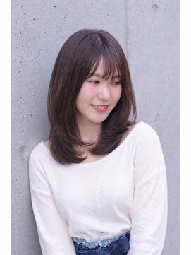 ワゴンバイアフロート(Wagon by afloat) ミディアム20代30代ストレートレイヤー前髪なし前髪あり池袋