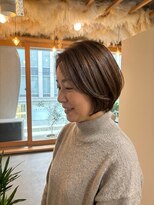 ホロル(horol)&nbsp;横顔が映える丸みショートボブ