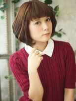 と和×美髪クリニック 巣鴨店&nbsp;ザックリ可愛いバングのウェービーミディアム　巣鴨店