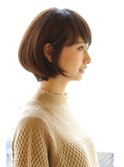 【30代40代】大人女性のひし形ボブ