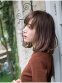 ”20,30代女子”のこなれロブ＆韓流カラー