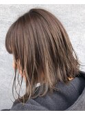 グレージュとハイライト