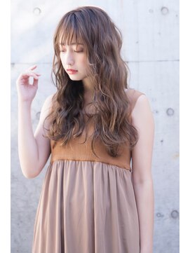 レニーバイエース(LANY by ACE) 【LANY 横浜】 波打ちロングウェーブ×ミルクティージュ