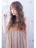 【LANY 横浜】 波打ちロングウェーブ×ミルクティージュ