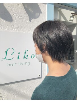 ヘアーリビングリコ 新潟笹口店(hair living Liko) 【Liko リコ新潟】アッシュ　ショートスタイル【新潟/笹口】218
