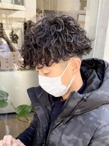 フィフス(fifth) 波巻きスパイラルパーマスリークショートツーブロックマッシュ