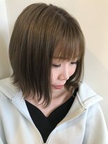 ジップ 緑店(zip)&nbsp;透明感アッシュグレージュ×２０代ガーリーミディ