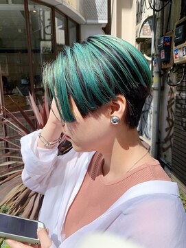 オルタ(OLTA) ターコイズグリーン【ブリーチ/インナーカラー】