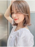 【EMMA GINZA】愛されマロンベージュくびれボブ【MARIA】