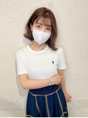 【N4C】大人可愛いシースルーバング×シアーブラウン