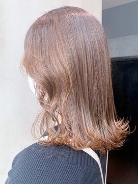 アルバム 銀座(ALBUM GINZA) セピアベージュ_くびれヘアビタミンカラー_ba339052