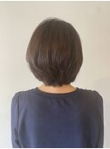 大人ナチュラルブラウンボブ