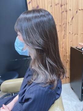 ディッシュ 五反田(dish) 五反田美容室★イヤリングカラー、インナーカラー、美艶髪ロング