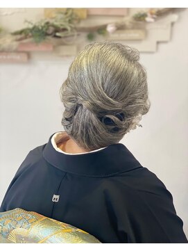 ヘアセットサロンエッジ(Edge) 結婚式、留袖ヘアセット