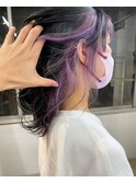 ユニコーンカラー　インナーカラー