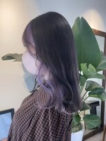 ロカ(roka)&nbsp;ペールラベンダー×ダークグレージュ/インナーカラー