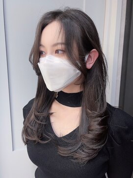 ロンドアヴァントゥス 池袋(Lond aventus) 韓国レイヤー/韓国風/ボブ/髪質改善/黒髪/ブリーチなし〔池袋〕