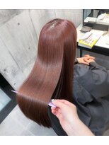 ピリオド 赤坂(Period.) ピンクカラー　髪質改善