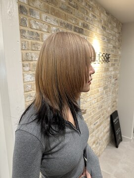 ノブレス(NOBLESSE) ブラックインナー×ナチュラルウルフ