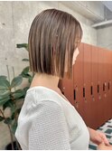 切りっぱなしボブ×ハイライトカラーC29