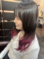 テーラヘアー 板橋店(TELA HAIR)&nbsp;レッドバイオレットのグラデーションカラー【板橋】