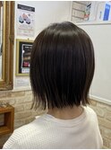 お手入れ簡単×大人可愛い外はねミニボブ【カミケン黒岩店】