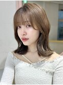 韓国風スタイル/レイヤーカット/髪質改善/透明感カラー/熊本