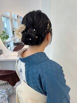 卒業式/袴着付け/袴ヘアセット/袴ヘアアレンジ/袴ヘア/