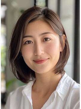 ルシードスタイル アウラ 松戸市五香(LUCIDO STYLE Aura) 大人ショートボブ【松戸#五香#白髪染め#カラー#髪質改善】