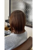 パツっとボブ・オレンジブラウン