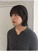 【YOKE】くびれボブオリーブグレージュ顔周りカット透明感カラー