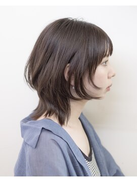 ルプラ ガーデン(le-pla garden) ウルフ#アッシュブラウン#外ハネウルフ#ミディアムウルフ#ボブ