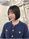 切りっぱなしボブ