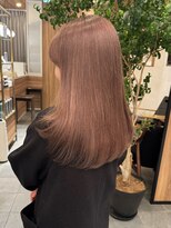 ビュートリアム ギンザ(BEAUTRIUM) ワンカールレイヤー*顔周り*ピンクベージュ*透明感カラー