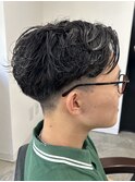 スパイキーショート/ニュアンスパーマ/韓国マッシュ/men's