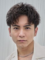 テン 心斎橋(tenn.)&nbsp;心斎橋センターパートニュアンスパーマフェザーショート緩め色気