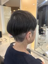 シャンプーボーイエイムス(SHAMPOO BOY aims) 大人の刈り上げありマッシュヘア