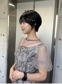 ショートアレンジ/結婚式アレンジ/成人式アレンジ/ヘアアレンジ