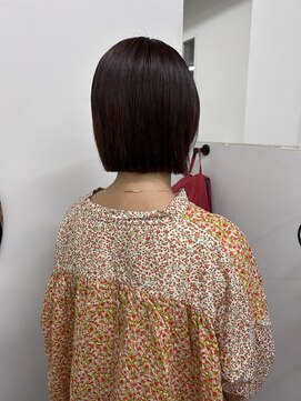 キー(kii) ブラウンカラー/暖色カラー/福岡ボブ/天神美容室/半個室サロン