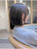 マロンベージュ/ボブ/前髪/レイヤー/小顔/髪質改善/縮毛矯正大宮
