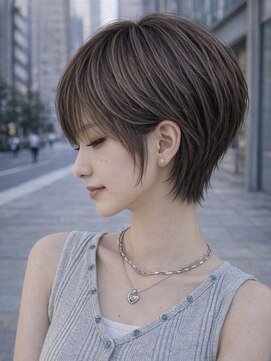 アンベル(ANBEL) 小顔/オリーブグレー/ココアベージュ/黒髪/暗めカラー/髪質改善