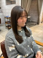 ナチュラル グロー 仙台駅前店(Natural grow)&nbsp;仙台駅前＊大人かわいいオリーブベージュ×レイヤースタイル