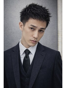 ベル 銀座並木通り店(Belle) 《スーツ仕事でもカッコいい》/シャドウパーマ/ベリーショート