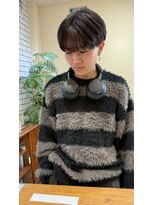 シフト(SHEEFT)&nbsp;マッシュボブスタイル韓国ビジネスマッシュシースルーバング