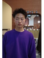 エディ(Edy) メンズパーマツイストスパイラルパーマ刈り上げ眉毛カット岡山